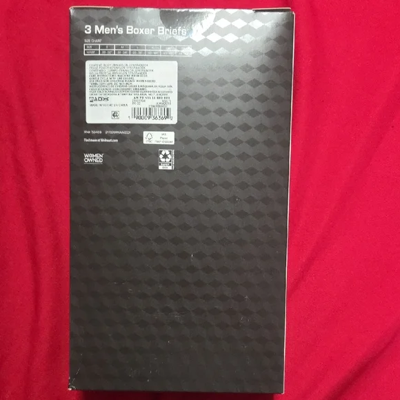 Athletic Works Men's Nylon Boxer Briefs 3-Pack - Black and Olive - Picture 2 of 2